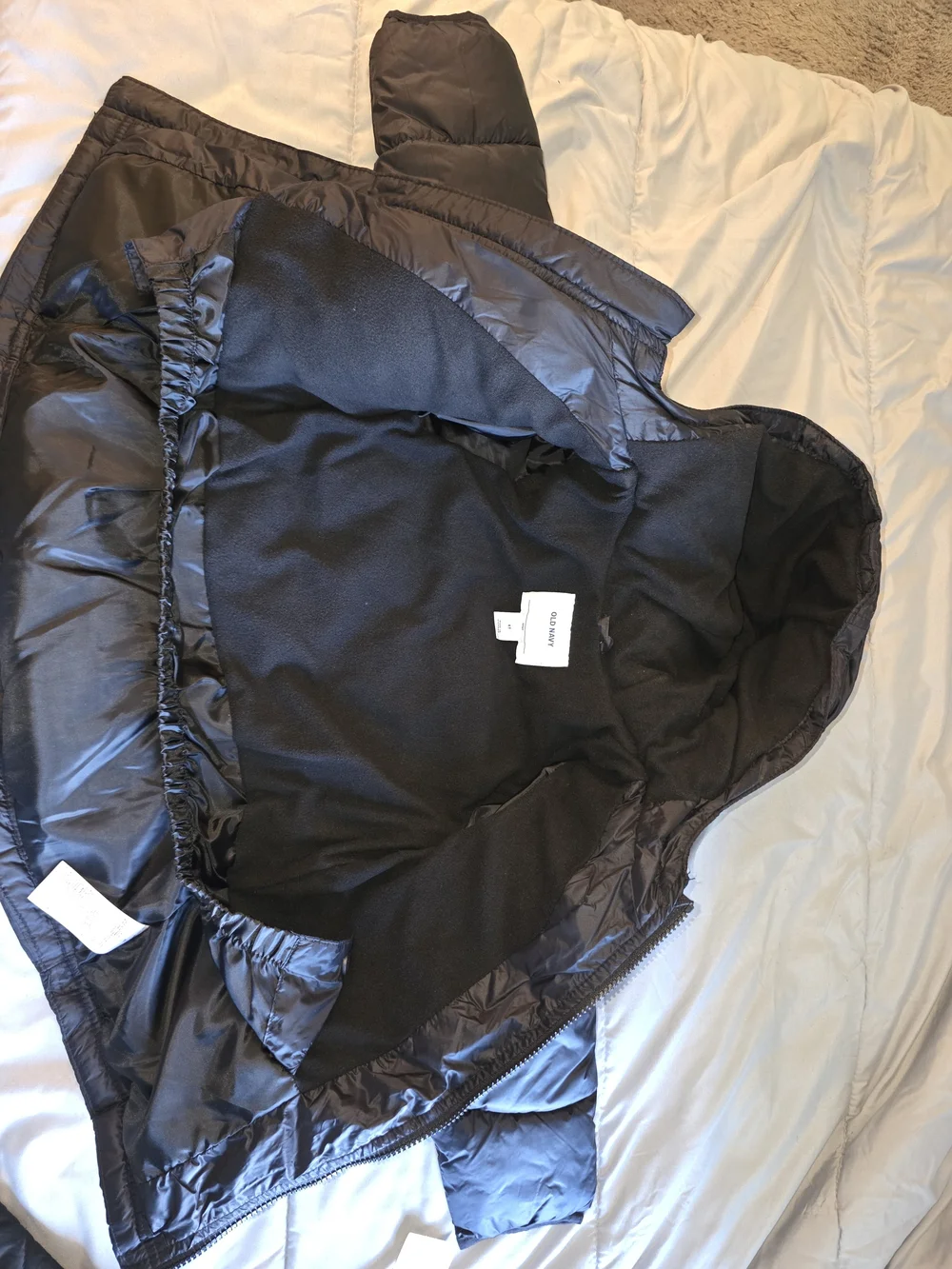 Old Navy Kids Hooded Puffer Jacket - Black
